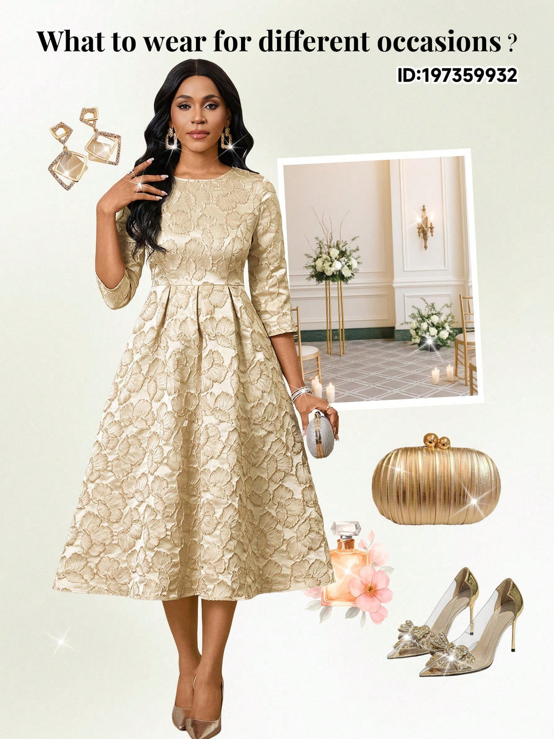 Rochie midi SHEIN, mix culori