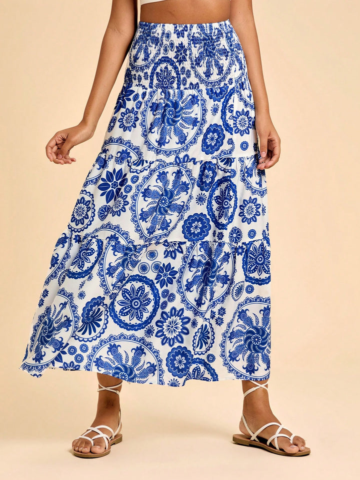 SHEIN maxi szoknya, kék
