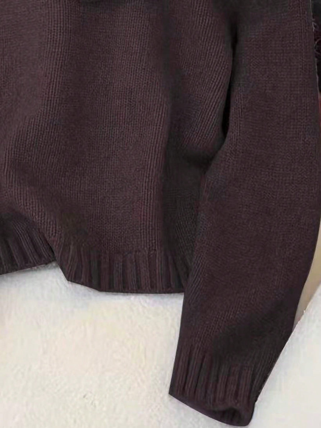 Cardigan SHEIN, maro