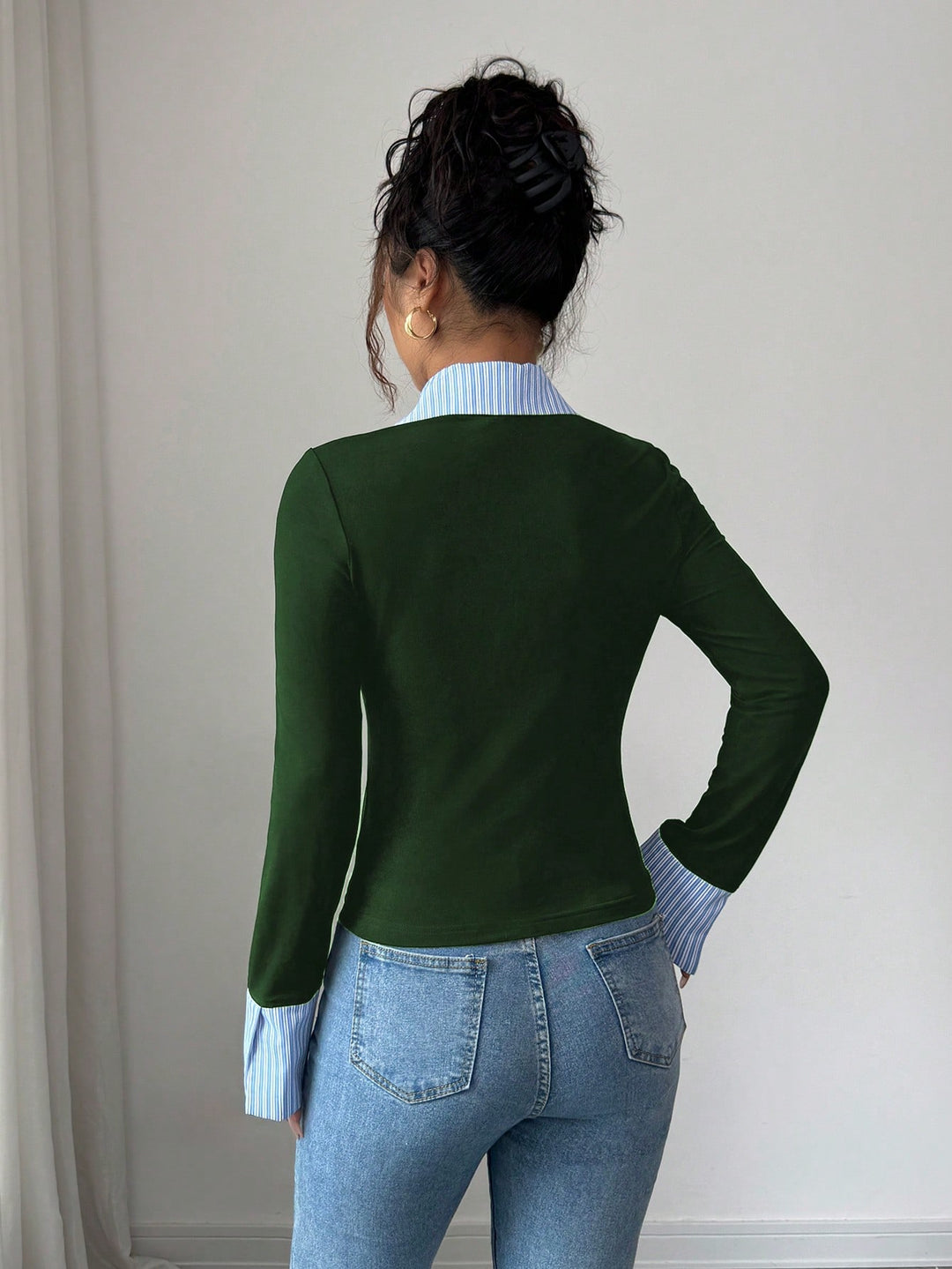 Top SHEIN, verde