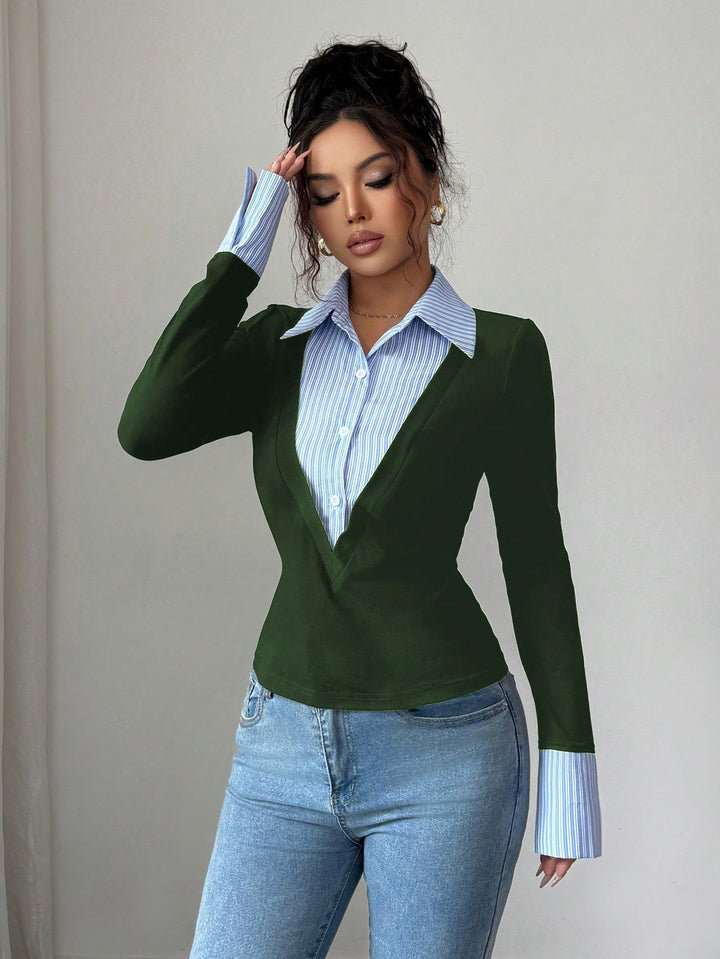 Top SHEIN, verde