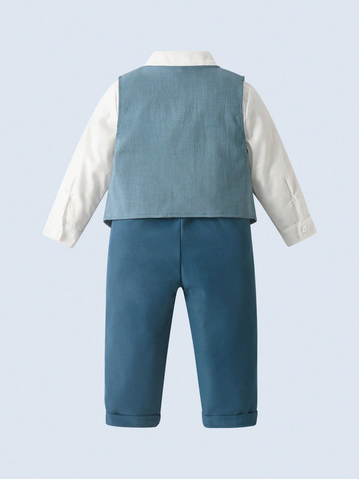 Costum SHEIN, albastru