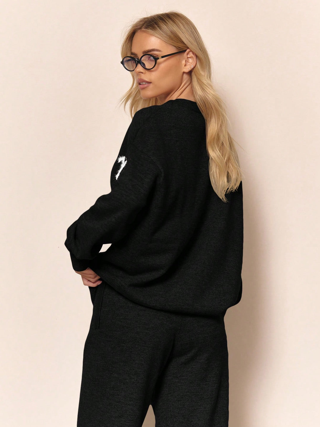 Pulover SHEIN, negru