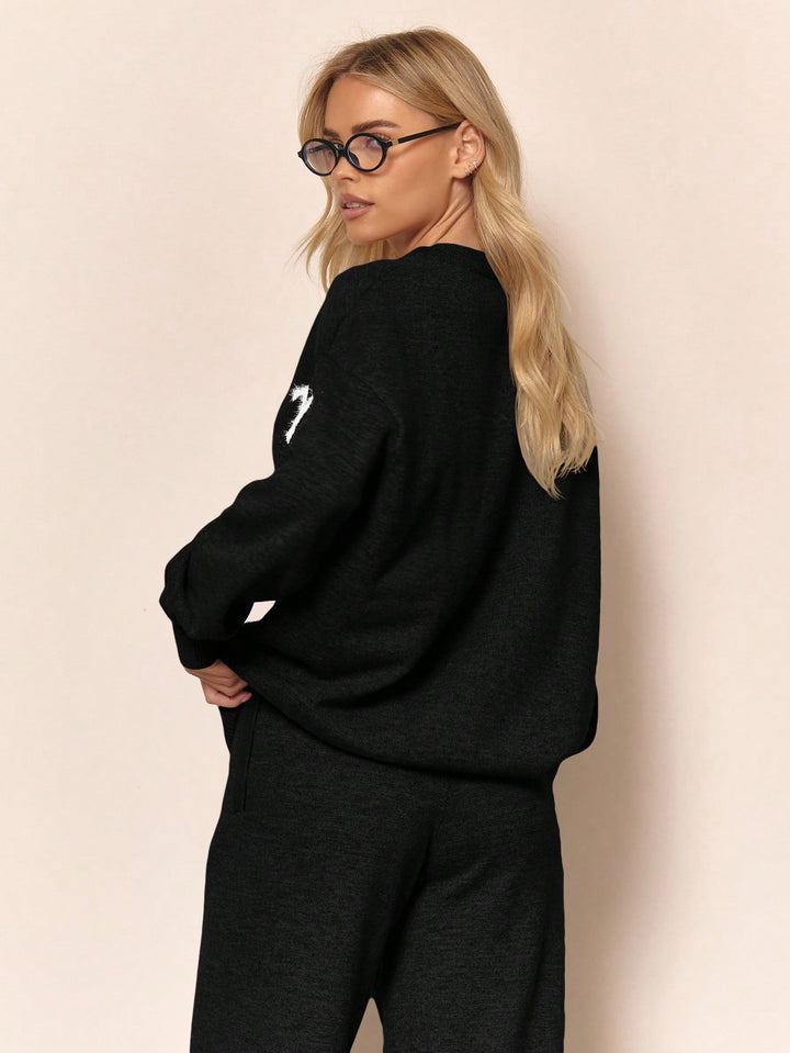 Pulover SHEIN, negru