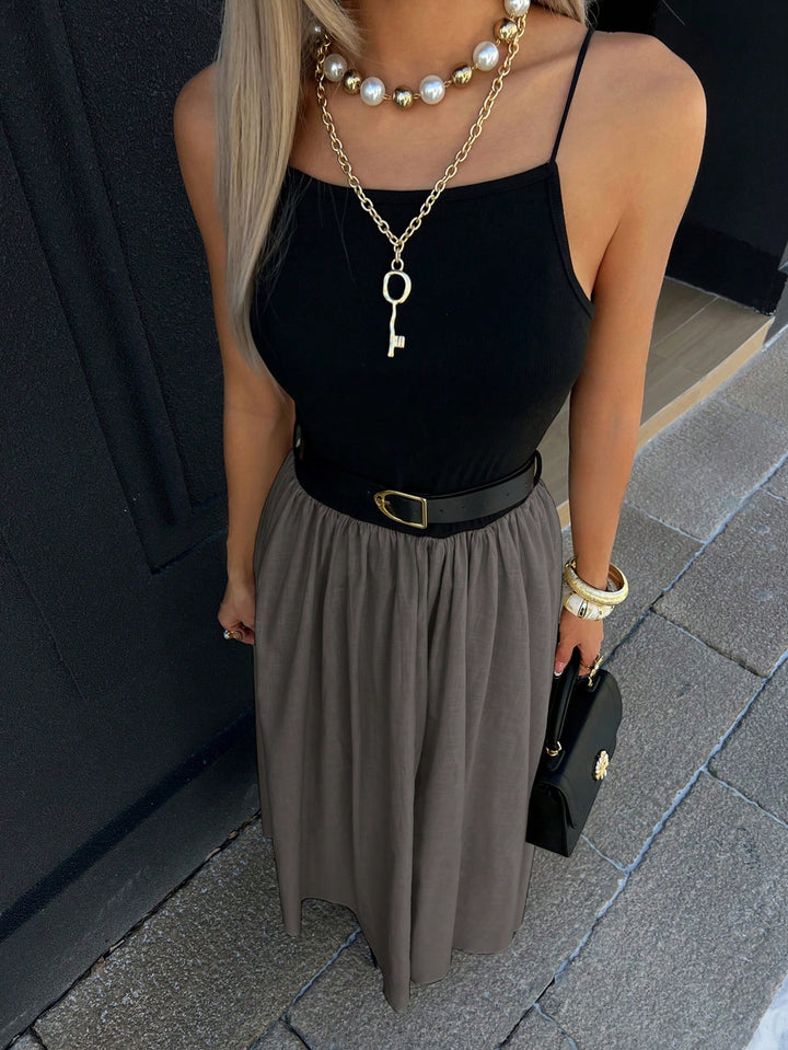 Rochie midi SHEIN, gri