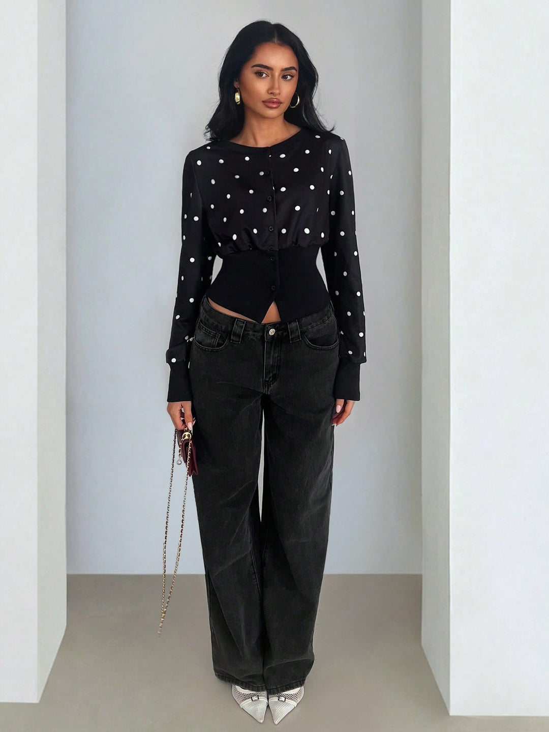 Hanorac SHEIN, negru