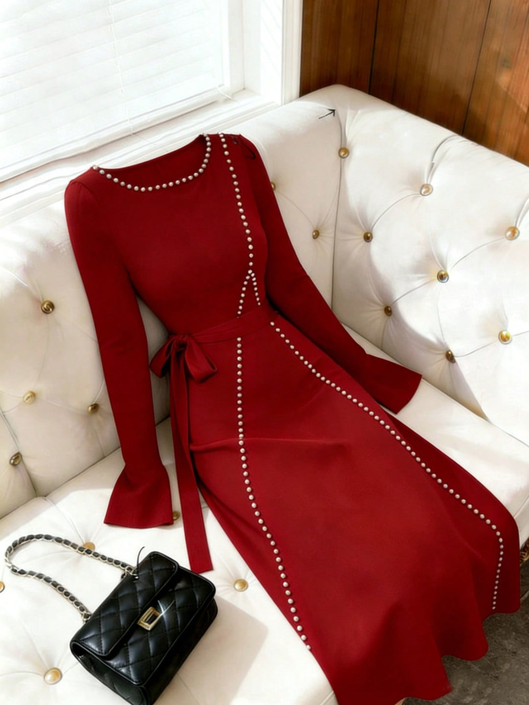 Rochie maxi SHEIN, vișiniu
