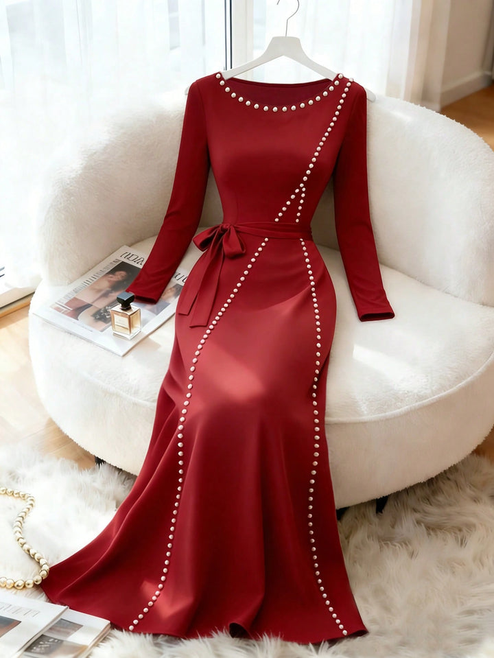 Rochie maxi SHEIN, vișiniu