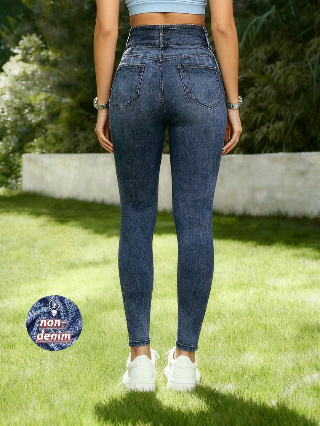 SHEIN leggings, kék