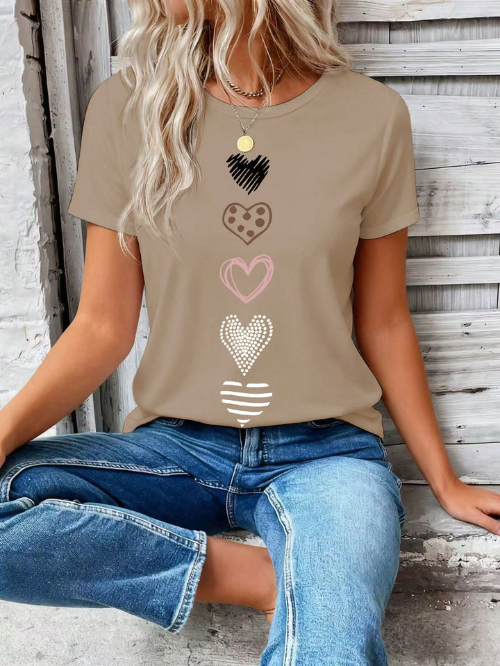 SHEIN póló, khaki