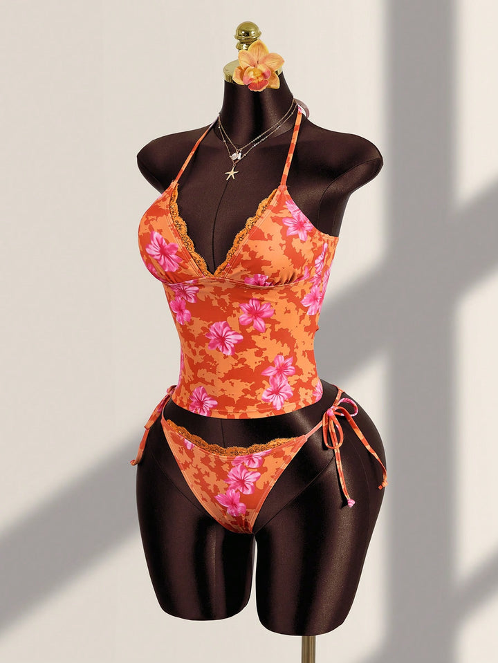 Costum de baie SHEIN, mix culori