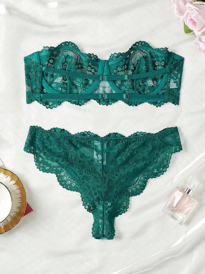 Set lenjerie SHEIN, verde