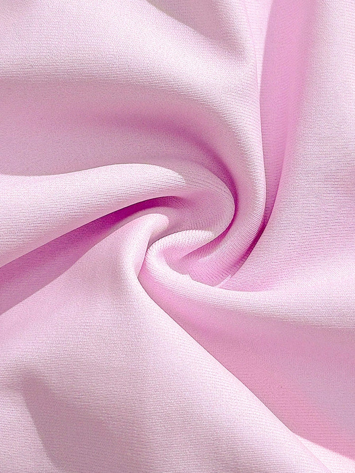 SHEIN bikinifelső és -alsó szett, rózsa