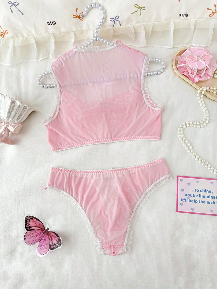 Set lenjerie SHEIN, roz