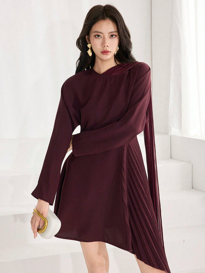 Rochie scurtă SHEIN, maro