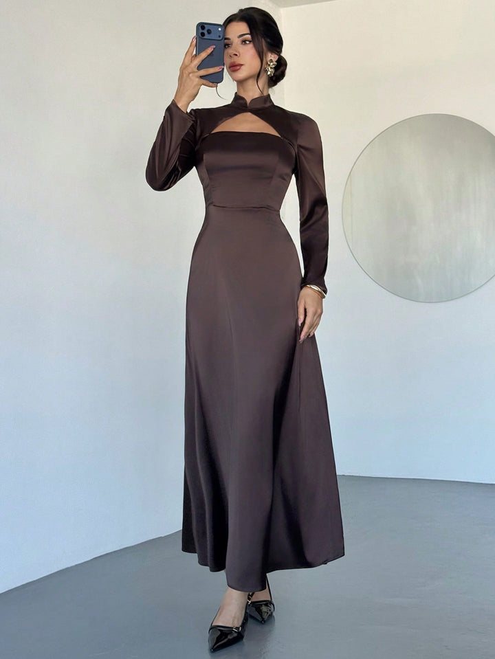 Rochie maxi SHEIN, maro