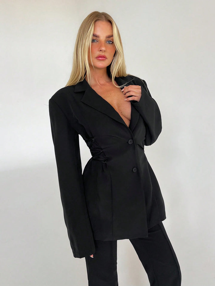 Sacou SHEIN, negru