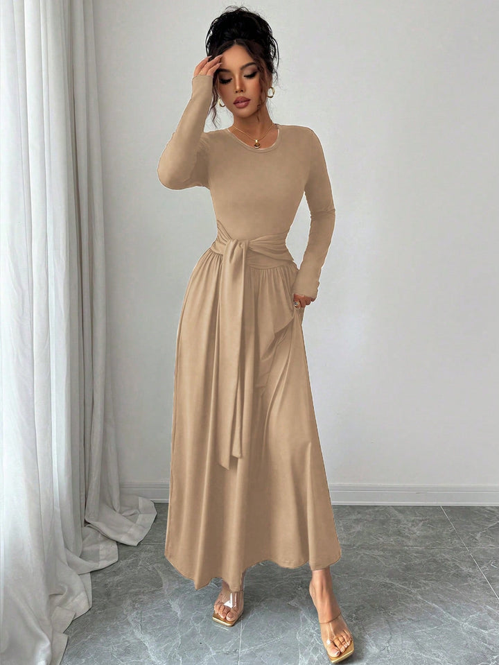 Rochie maxi SHEIN, kaki