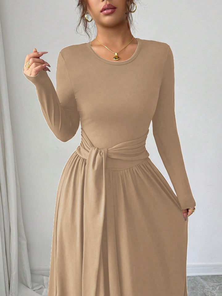 Rochie maxi SHEIN, kaki