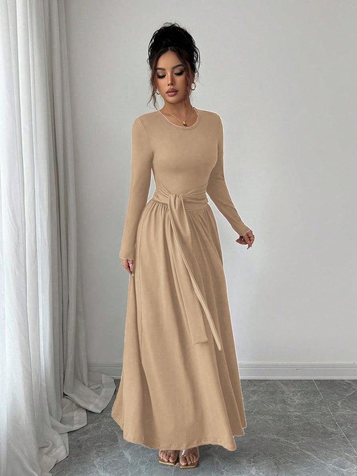 Rochie maxi SHEIN, kaki