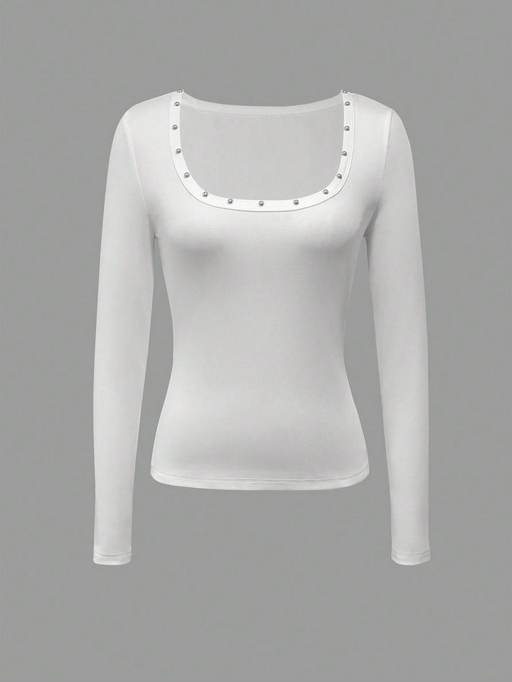 Top SHEIN, alb