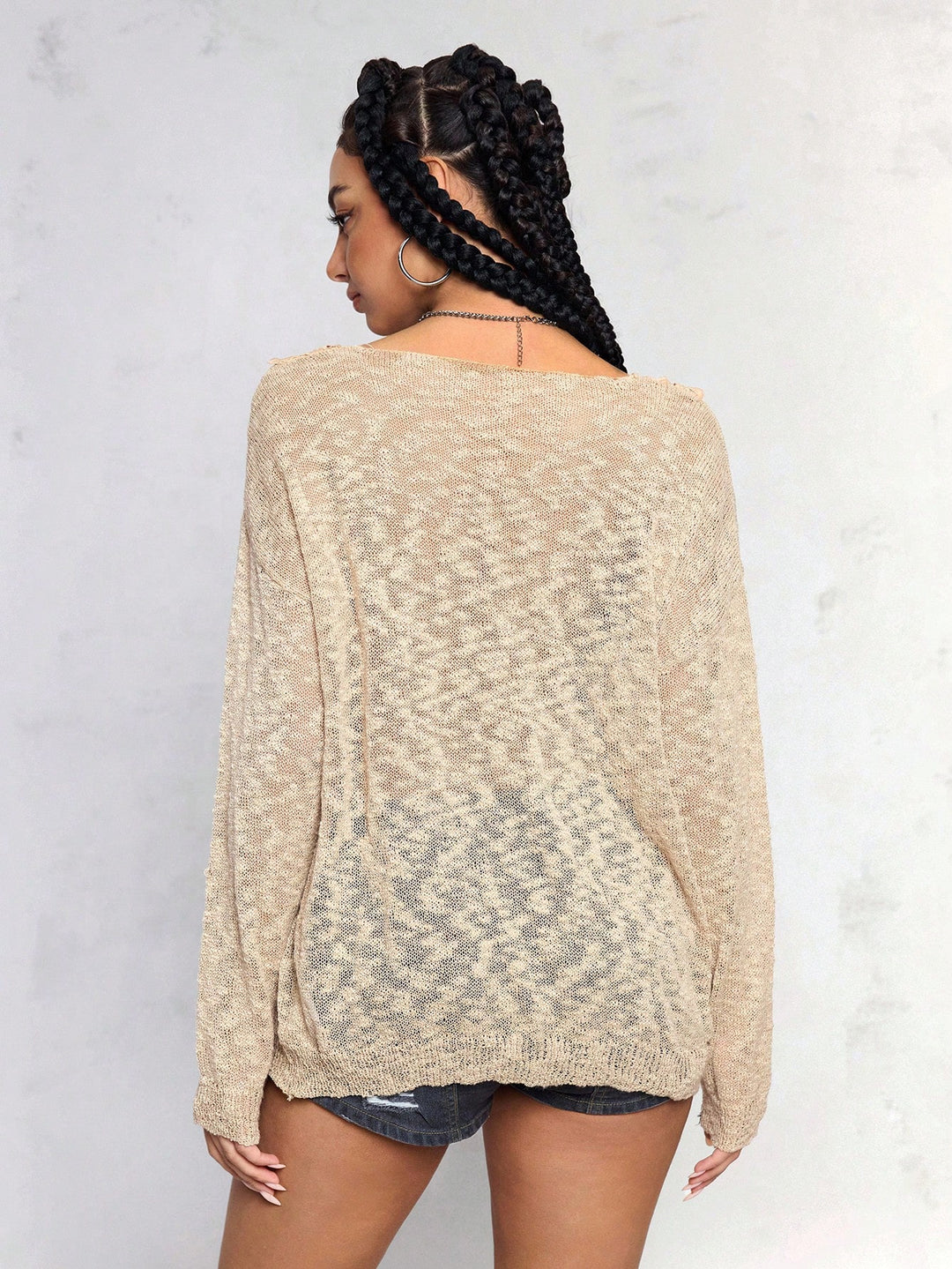 SHEIN pulóver, khaki