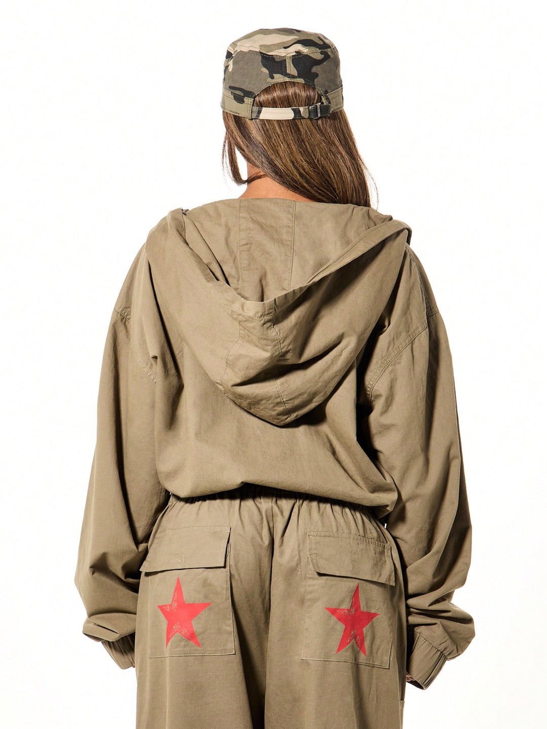 SHEIN kabát, khaki
