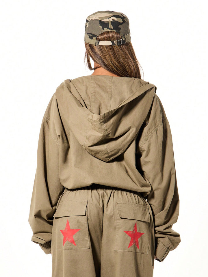 SHEIN kabát, khaki