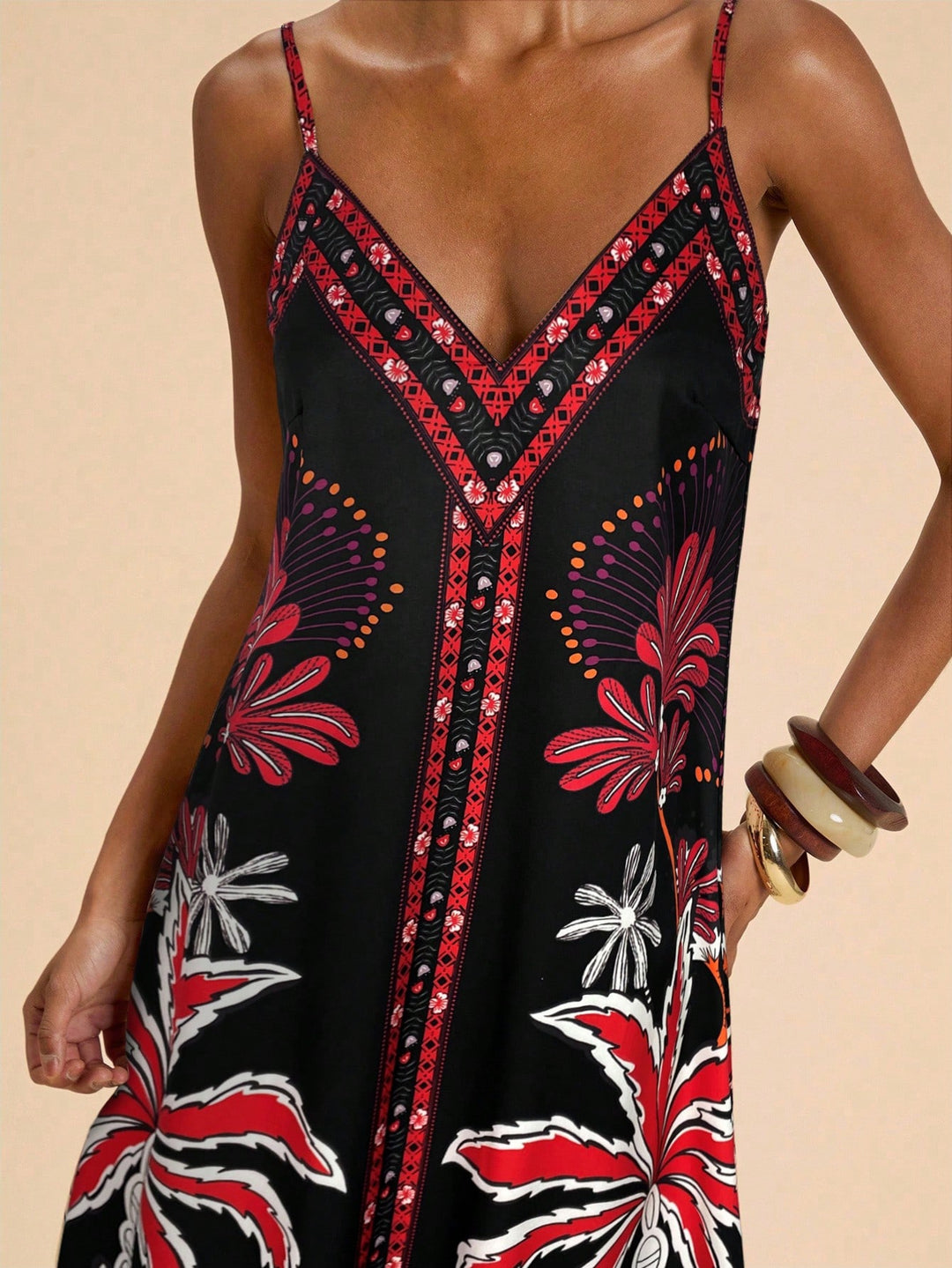 Rochie maxi SHEIN, mix culori