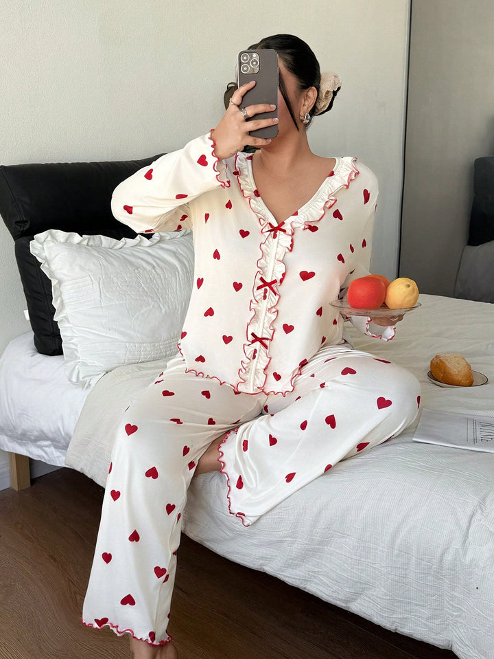 Set pijamale SHEIN, bej