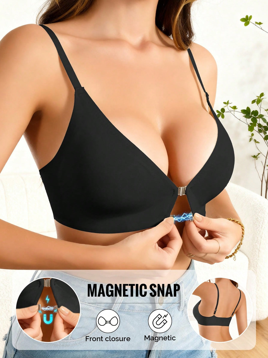 Sutien SHEIN, negru