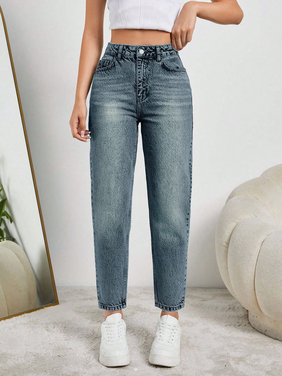 Jeans SHEIN, albastru