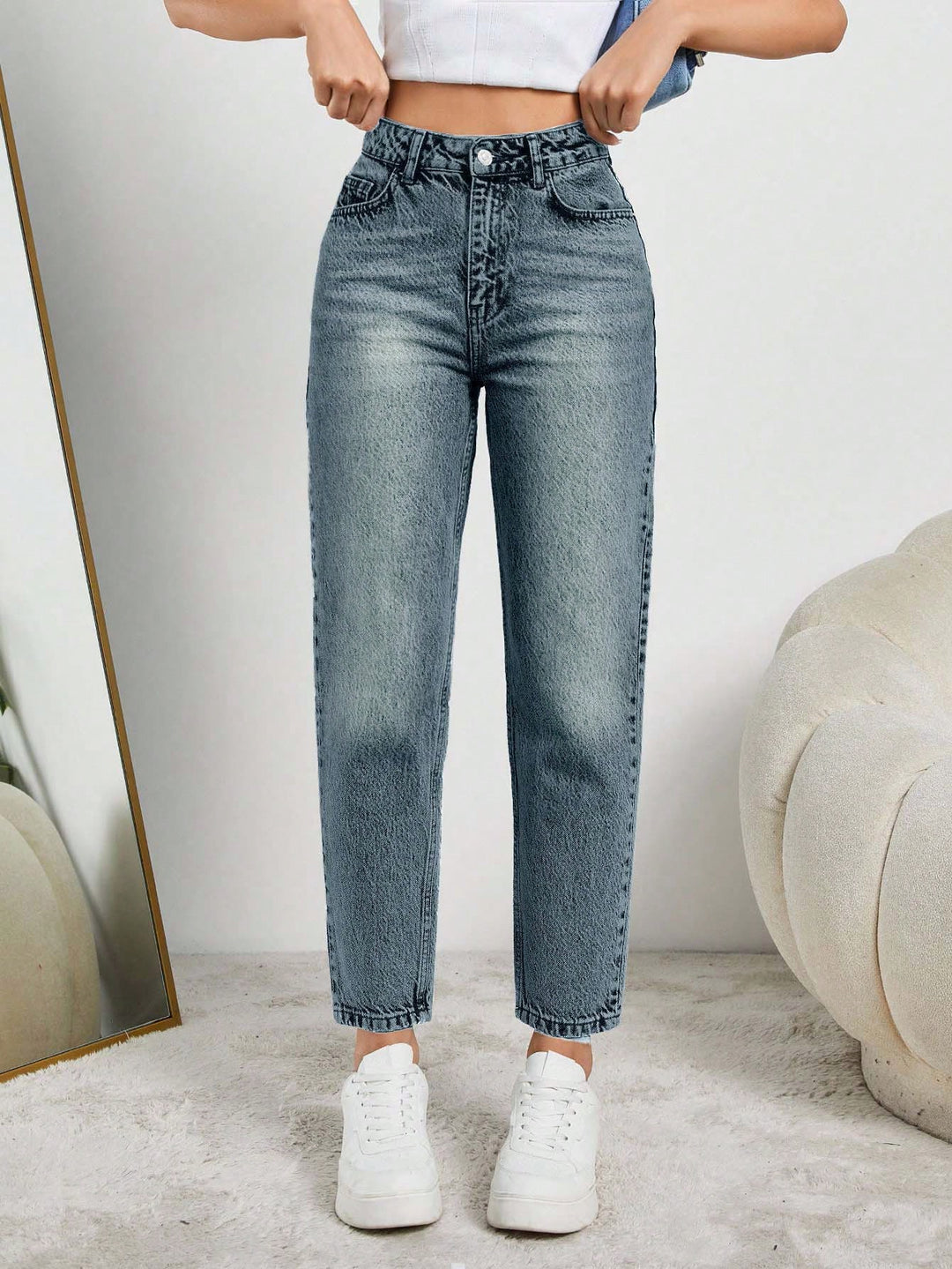 Jeans SHEIN, albastru