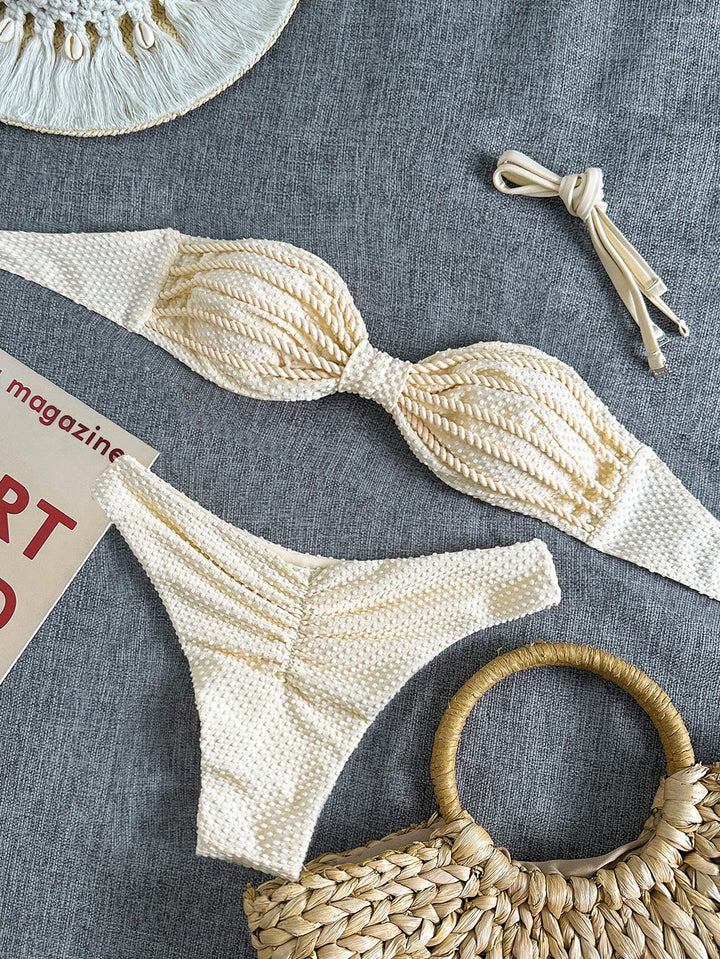 Set bikini SHEIN, bej
