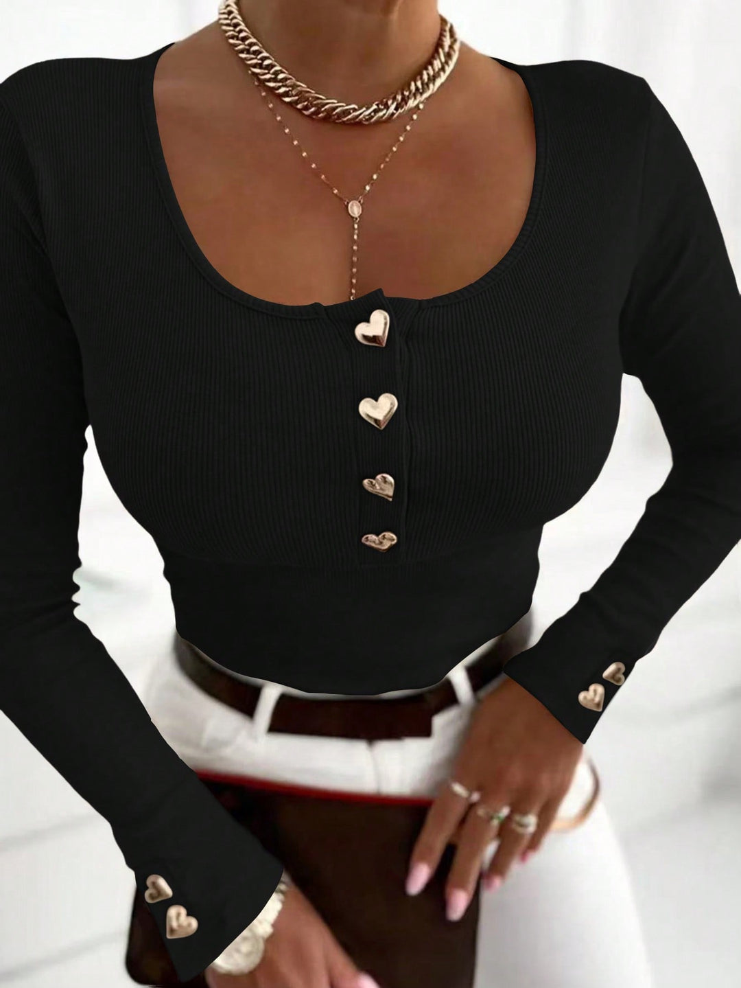 Tricou SHEIN, negru