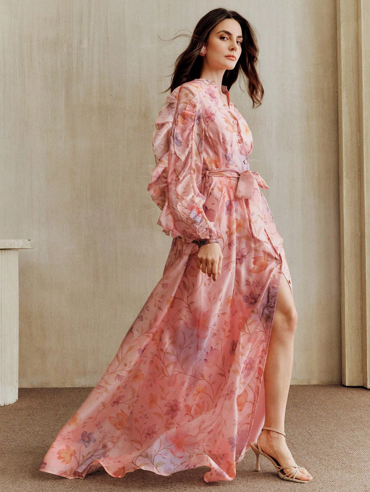 Rochie maxi SHEIN, roz