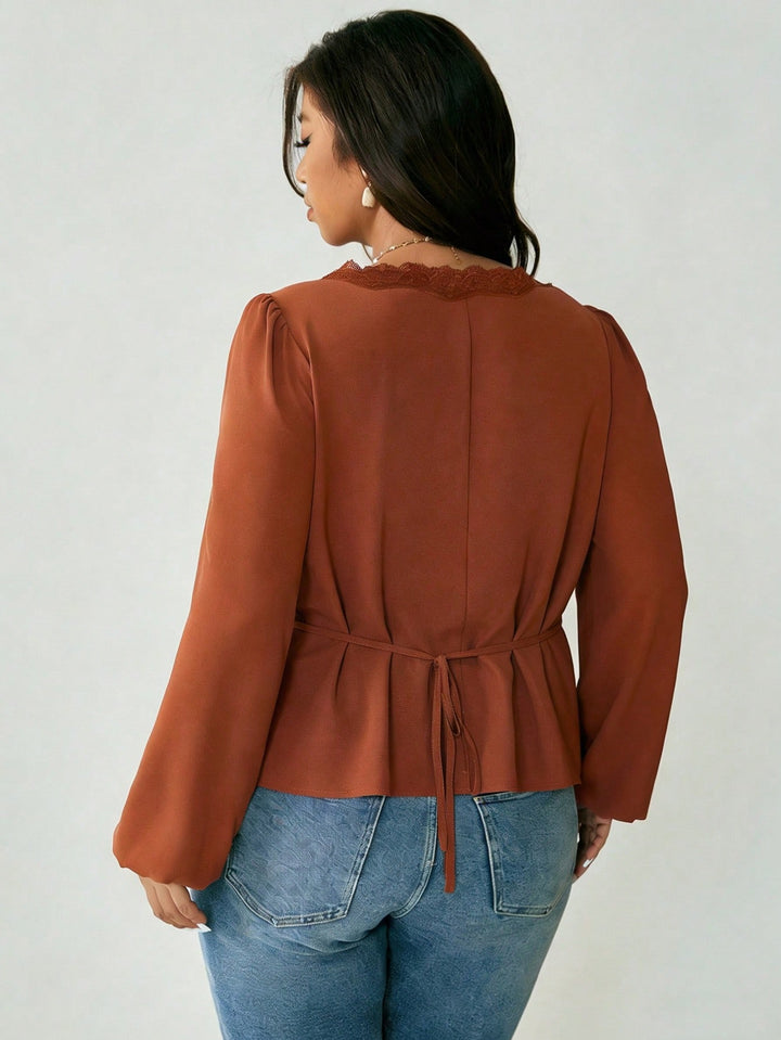 SHEIN téglavörös ing