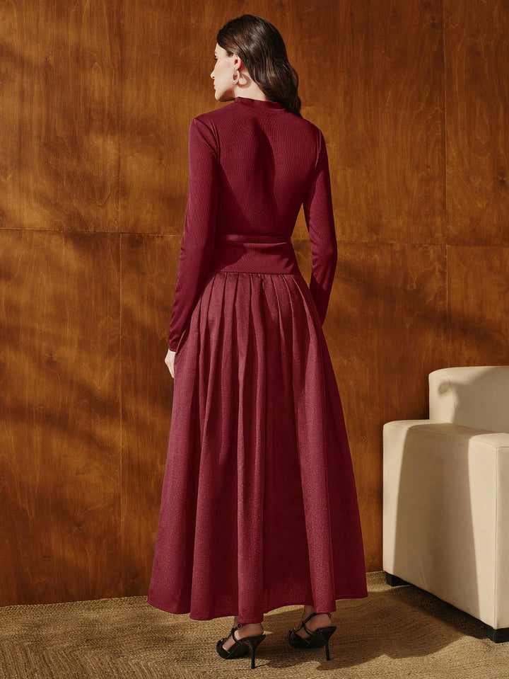 Rochie maxi SHEIN, vișiniu