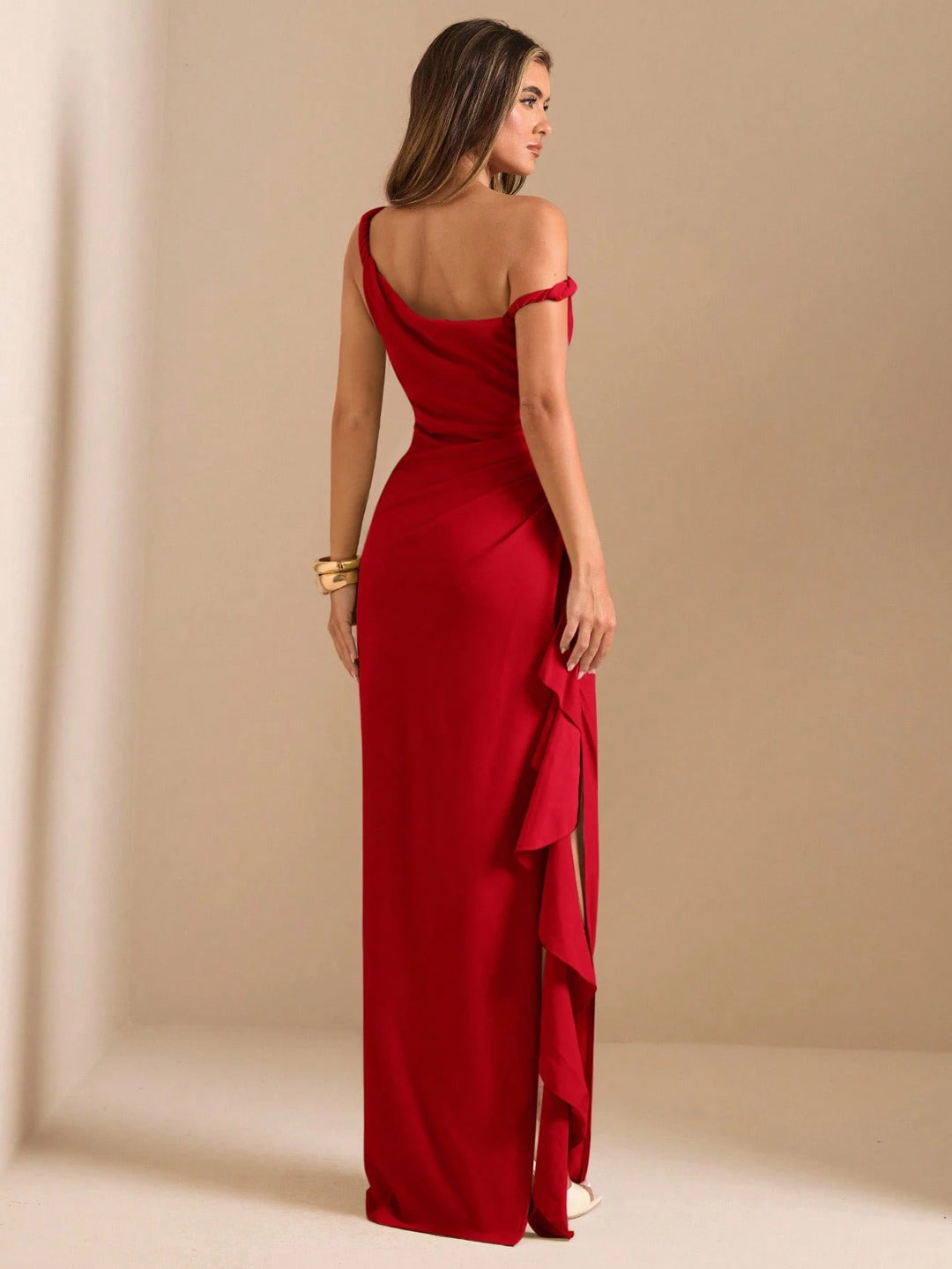 Rochie maxi SHIEN, rosu