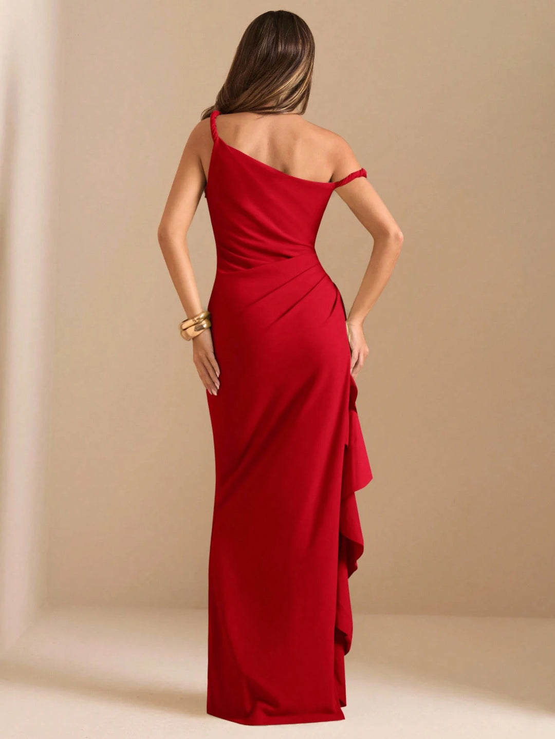 Rochie maxi SHIEN, rosu