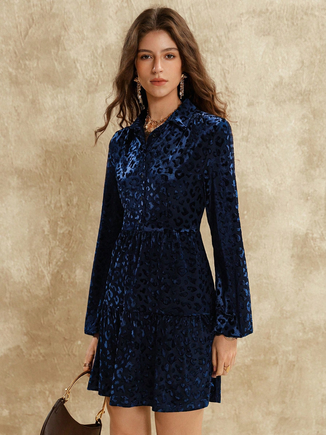 Rochie scurtă SHEIN, albastru