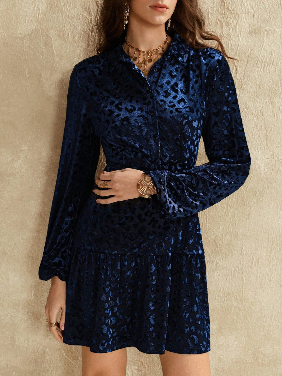Rochie scurtă SHEIN, albastru