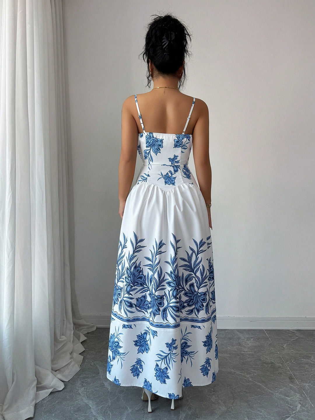 SHEIN Maxi ruha, kék