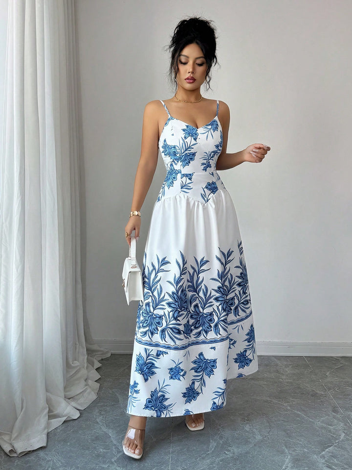 SHEIN Maxi ruha, kék