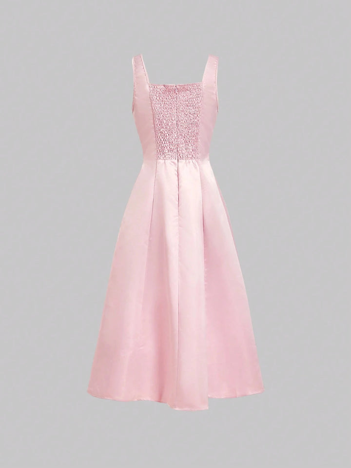 SHEIN maxi ruha, rózsaszín