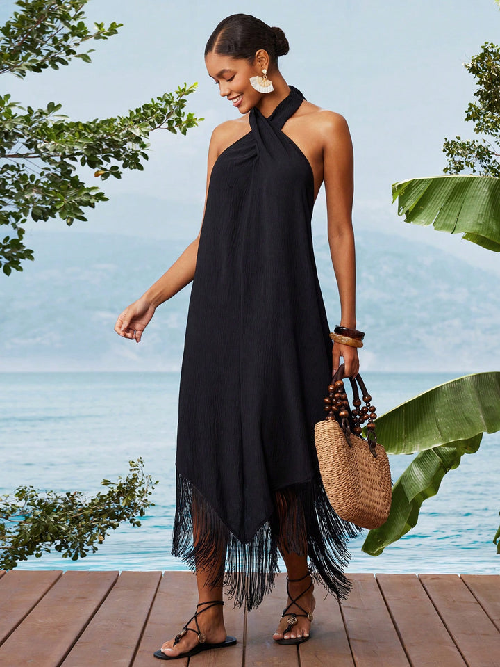 Rochie maxi SHEIN, negru