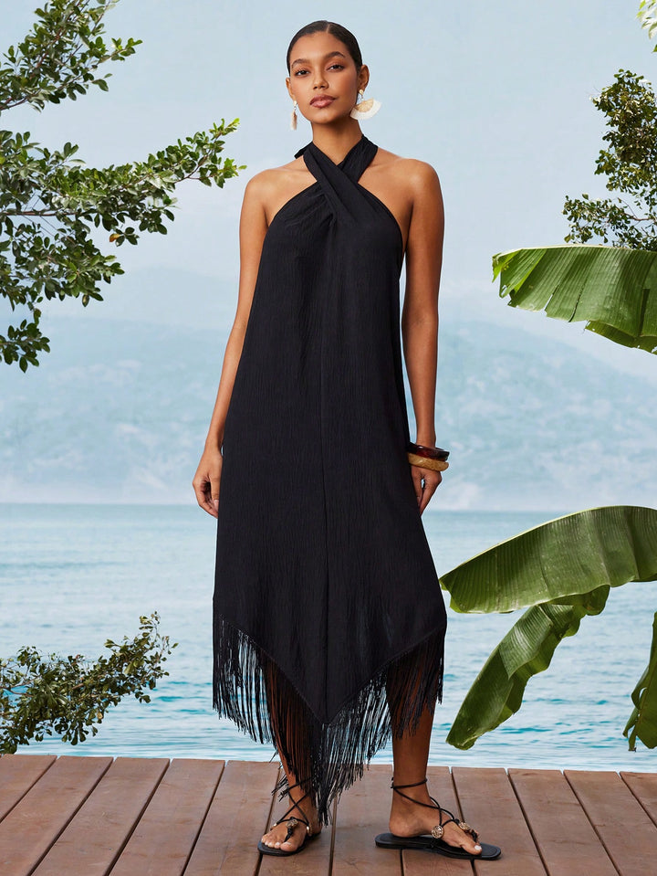Rochie maxi SHEIN, negru