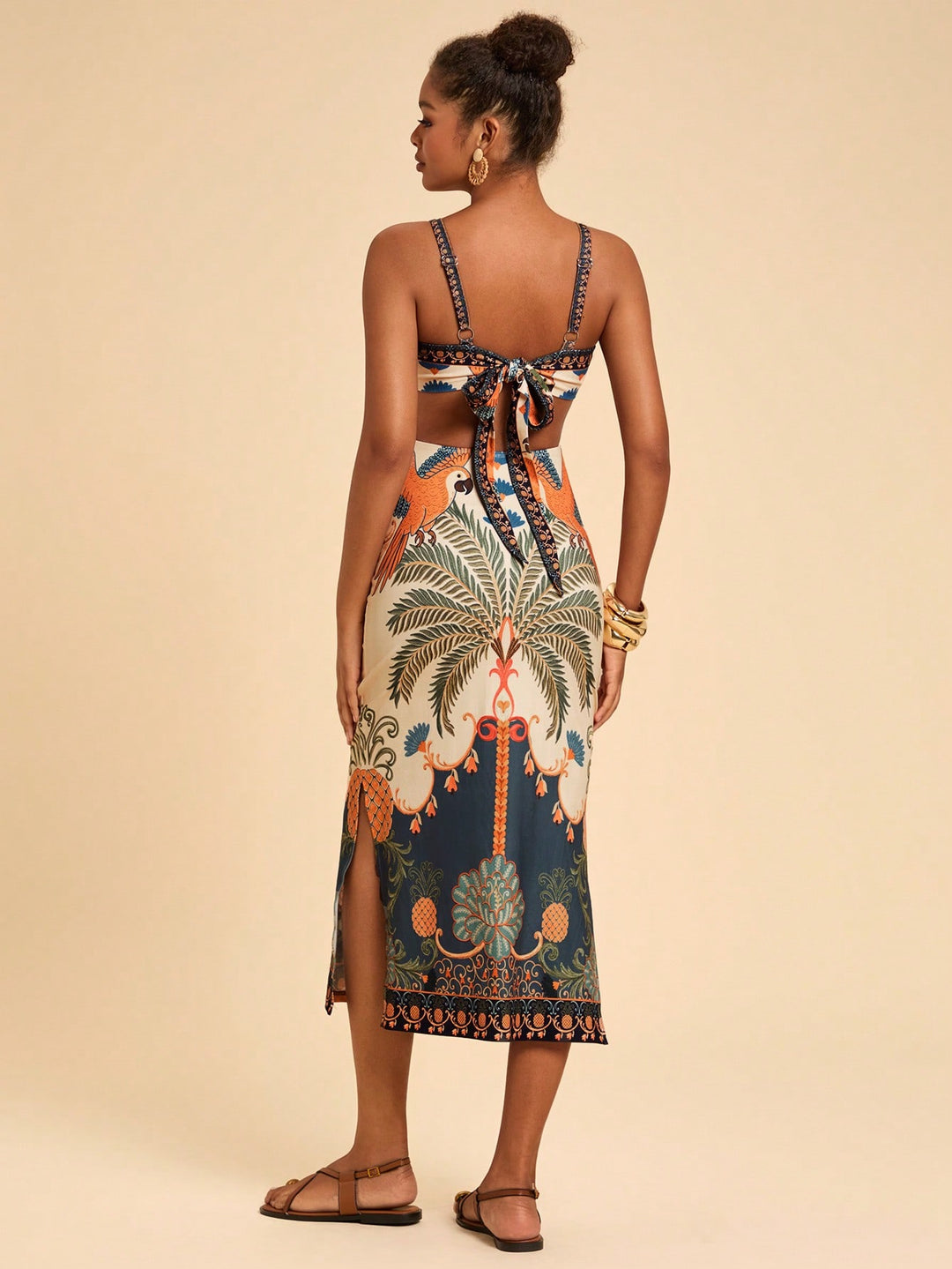 Rochie midi SHEIN, mix culori