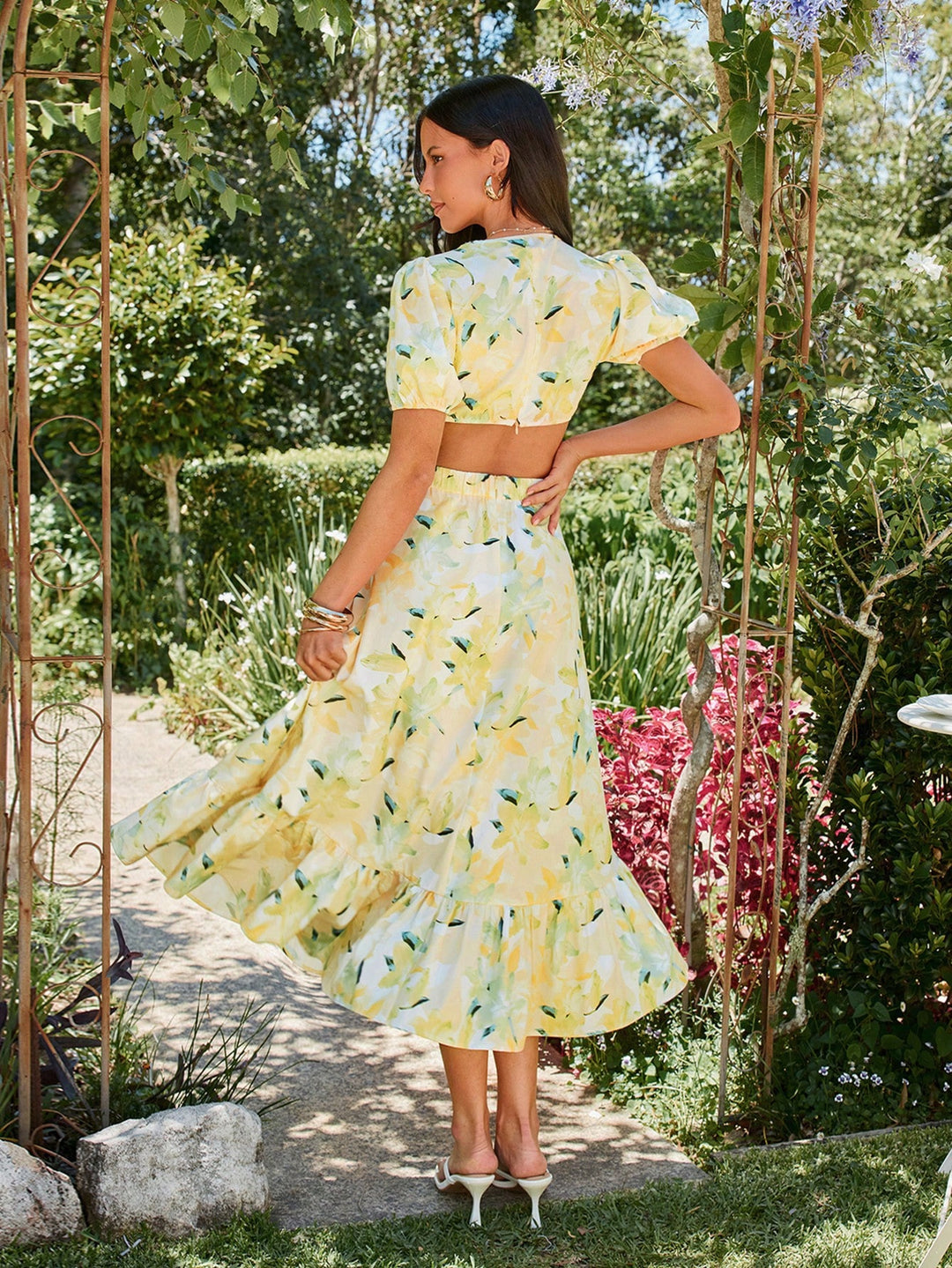Rochie maxi SHEIN, galben