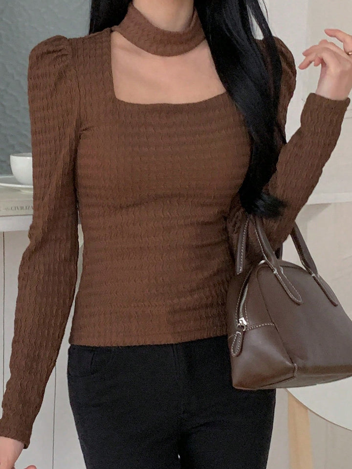 SHEIN blúz, barna